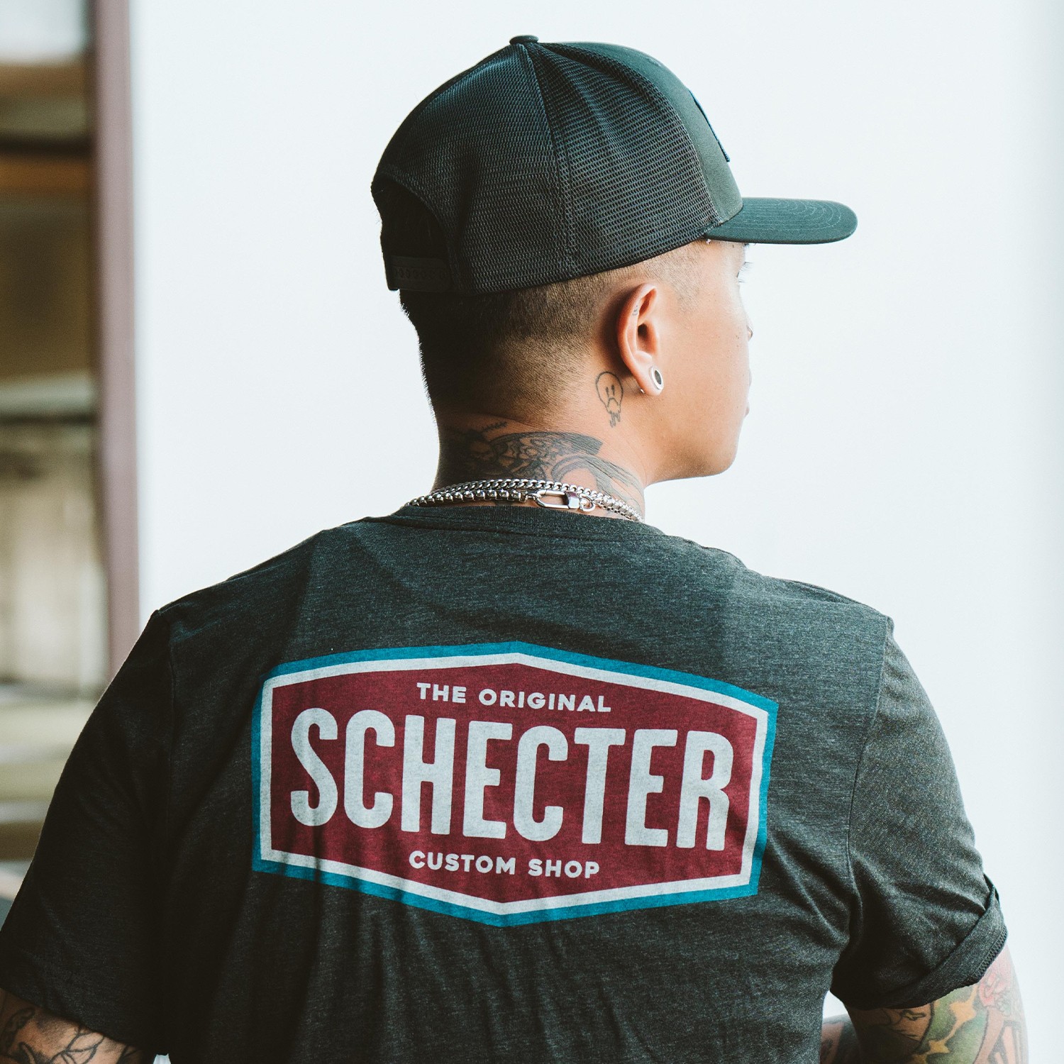 Original California Custom Shop Schecter Snapback Trucker Hat